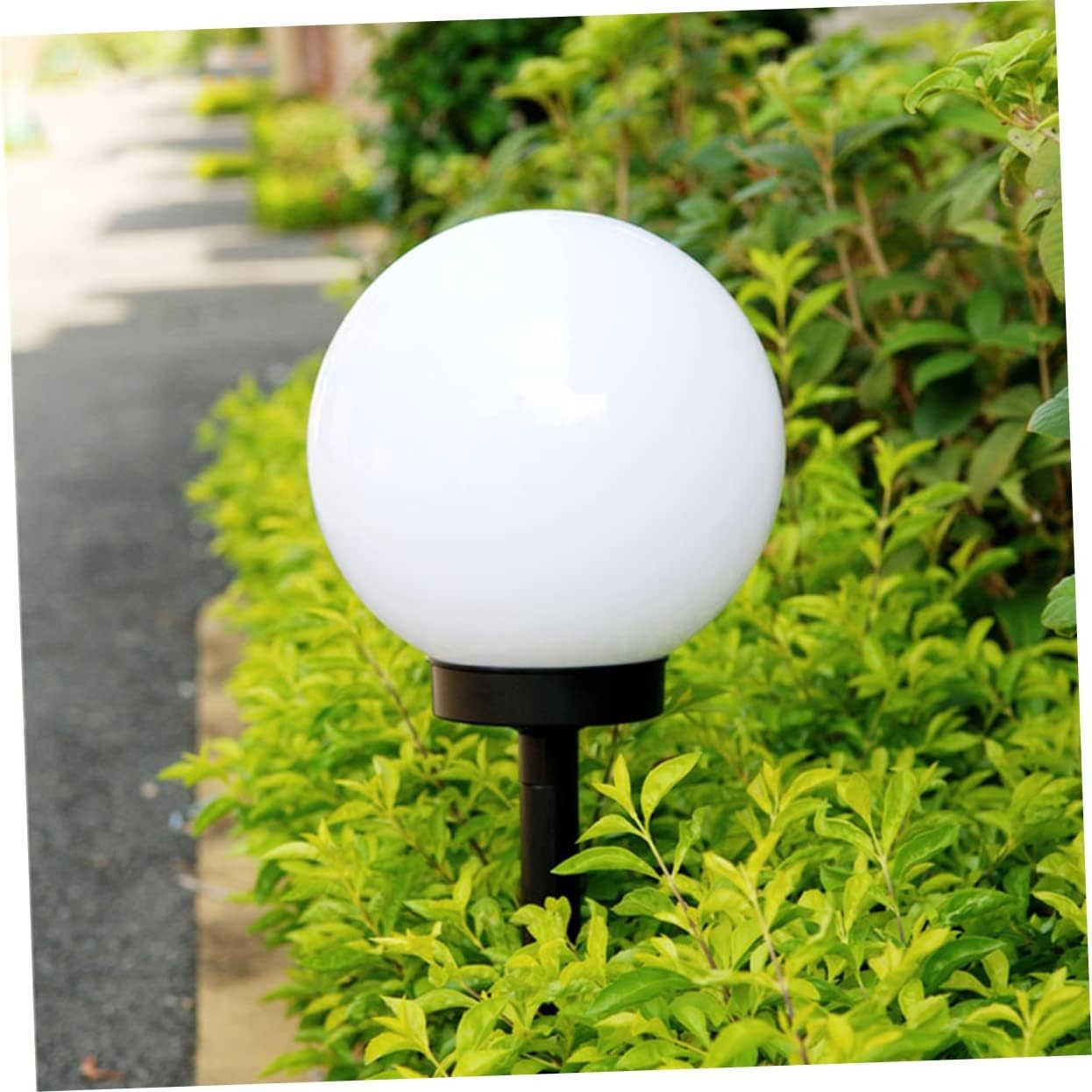 Set 6 Lampi Solare LED, Forma Sferica, Alb Cald